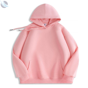 Sweat-shirt à capuche unisexe en polyester tricoté, coupe ample, respirant, écologique, à manches longues, qualité professionnelle, personnalisable avec logo, vente en gros - Product Image 6