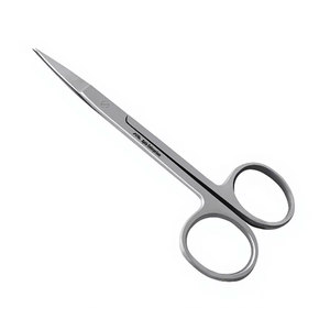 Ciseaux Iris 3,5 pouces à lames droites, instrument chirurgical dentaire et vétérinaire, acier inoxydable de qualité allemande, précision, tranchant, réutilisable - Product Image 1