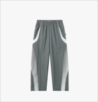 Ensemble coupe-vent personnalisable en nylon respirant pour homme, collection hiver 2026, avec short uni et fermeture éclair intégrale, style streetwear – Vente en gros