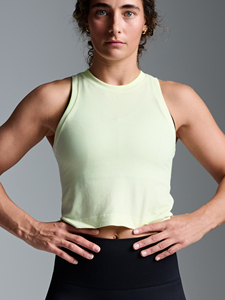 Camiseta sin mangas de algodón transpirable para mujer, chaleco liso personalizable, ropa casual de verano - Product Image 5