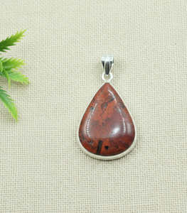 Mahogany Obsidian Teardrop Pendant 925 Sterling Silver Rose Gold Yellow Gold Plated Natural Gemstone Jewelry <b>Gift</b> <b>for</b> Women <b>Her</b> - Product Image 4