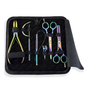 Herramientas de Extensión de Cabello de Metal Premium con Logotipo Personalizado, Alicates Profesionales para Extensión de Cabello, Kit de Instalación de Extensiones de Cabello con Cinta Adhesiva - Product Image 6