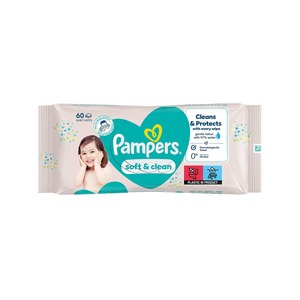 Lingettes pour bébé Premium Pampers, solution de soin doux pour bébé avec formule nettoyante douce et sûre pour la peau - Product Image 4