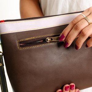 LW กระเป๋าหนังสไตล์วินเทจหรูหราสำหรับผู้หญิง, กระเป๋าถือเดี่ยวแบบโบฮีเมียนแบบพกพากระเป๋าสำหรับผู้หญิงคอลเลกชันฤดูหนาวหลากสี - Product Image 4