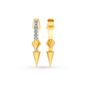 Boucles d'oreilles en or massif 14K 9K 10K 18K avec diamants de laboratoire certifiés IGI, fabricant de bijoux fins éthiques RJC ODM OEM, vente en gros EA501909 - Product Image 1