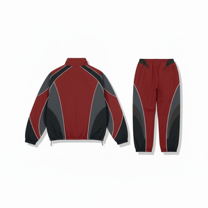Tracksuits Windbreaker Sets Custom Logo Print Jacket and Jogger Sets Men's Two-Piece Set Windbreaker Sports Suit - Product Image 2