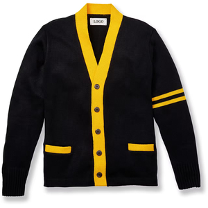 <b>Men</b>’s Premium Acrylic Knitted <b>Cardigan</b> – Stylish Soft Touch Long Sleeve Button Closure Warm Sweater for Casual and Winter Wear - Product Image 6