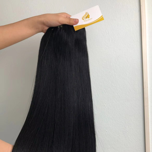 Paquete al por mayor de extensiones de cabello humano Remy virgen vietnamita 100% de alta calidad, doblemente tramado, sin caída ni enredos - Product Image 1