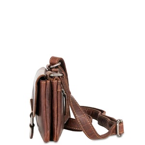 Elegante Bolso de Pecho de Cuero Vintage para Mujer, Bolso Bandolera Marrón, Bolso de Viaje Informal, Envío Rápido - Product Image 3