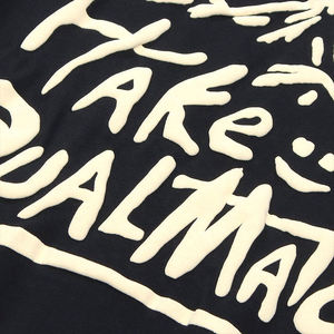 Camisetas de hombre de talla grande 100% algodón con estampado serigrafiado en relieve, de algodón/fibra de bambú, de Pakistán. - Product Image 2