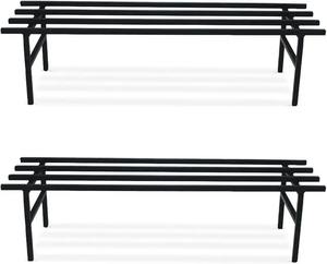 Soporte Elevado para Macetas de Acero con Recubrimiento en Polvo, Base para Jardinera Elevada, Resistente, para Exteriores, Patio o Balcón - Product Image 3