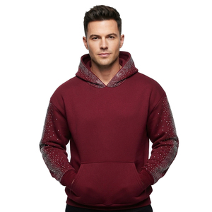 Sweat à capuche oversize personnalisé avec logo, en molleton épais, épaules tombantes, poche kangourou, unisexe, streetwear, sweats à capuche vierges - Product Image 5