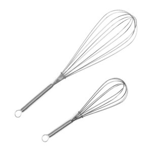Fouet de cuisine en acier inoxydable de qualité supérieure, léger, en stock, pour usage professionnel des chefs - Product Image 1