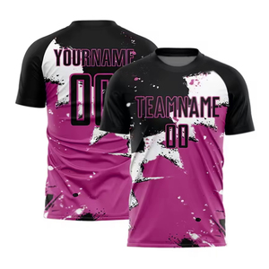 BRG Custom Black Gold Sublimated Soccer Jersey Short Sleeve Crew Neck Moisture Wicking Men Adult Team Name 00 Apparel - Product Image 4