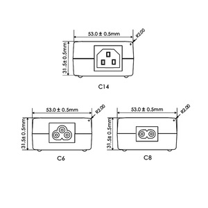 Adaptateur DC AC-DC 72W 36V 2A 50/60Hz de type bureau IEC320 C14 - Product Image 2