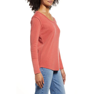 T-shirts de sport personnalisés pour femmes, à séchage rapide, manches longues, col rond, coupe décontractée, pour la gym et l'entraînement estival - Product Image 6