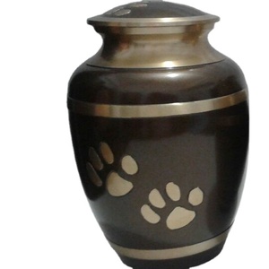 Urne de crémation pour animaux de compagnie de style américain en métal aluminium fidèle avec motif d'impression de patte pour les occasions commémoratives des chats - Product Image 6