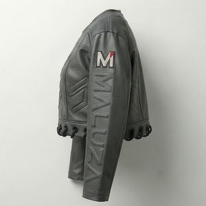 MALUZA INDUSTRIES Haut court pour femme de qualité supérieure, texture cuir, marque de mode urbaine - Product Image 6