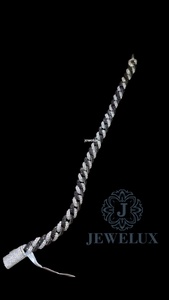 High Demand Premium Moissanite Diamond Bracelet Iced Out Hip Hop Jewelry for <b>Men</b> Women From Indian Supplier - Product Image 4