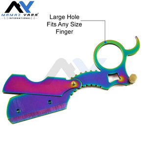 Rasoir de Barbier Professionnel Classique à Lame Droite pour un Rasage Précis, 4,8 Pouces, Qualité Salon, Rasoirs à Main pour Barbe, Shavette - Product Image 4