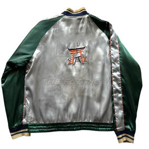 Chaqueta Sukajan Ligera de Invierno para Hombre, Estilo Urbano, Cuello Alto, Logotipo Frontal, Tela Satinada Suave, Diseño Bordado Moderno - Product Image 2