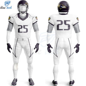 Custom Sportswear American Football Uniform Sublimated Football Jersey Pants Set Short UV Protection Custom Design Print OEM/ODM - Product Image 4