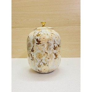 Distributeur d'eau en céramique au design le plus récent avec couvercle, motif floral doré, grande capacité, vaisselle pour la maison - Product Image 5