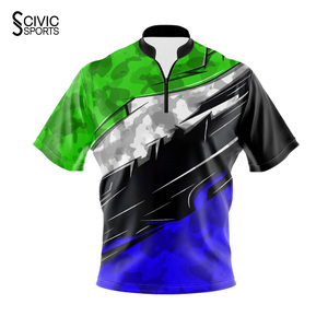 Custom Unisex <b>Bowling</b> Jerseys High Quality Sublimation Printed Breathable Comfortable Spandex/Cotton Durable Quick Dry Shirts - Product Image 3