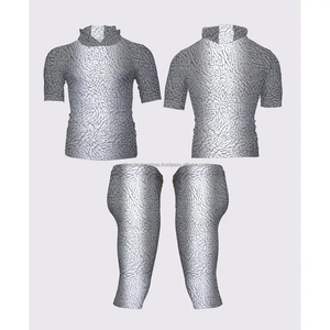 Maillots de football 7v7 à manches courtes, respirants, grande taille, à capuche, pour adultes, uniformes de flag football - Product Image 3