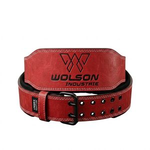 Wholesale Heavy Duty Gym Leather <b>Belt</b> with Adjustable Buckle for Weightlifting and Fitness Training. - Product Image 1