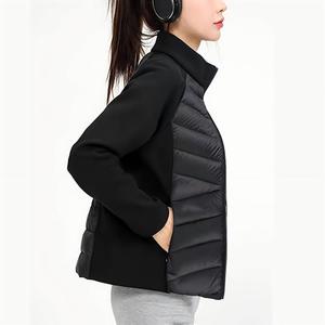 Parkas d'<span class=keywords><strong>hiver</strong></span> <span class=keywords><strong>l</strong></span>égers et imperméables, vêtements d'extérieur en polyester tissé, col montant zippé, doux, respectueux <span class=keywords><strong>de</strong></span> la peau, non volumineux - Product Image 3