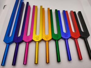 Juego de diapones de solfeo de colores: 9 frecuencias sagradas sin peso (estuche, mazo) - Product Image 2