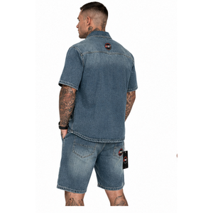 Top Trending Men's Denim Short <b>Set</b> 100% Cotton Durable Fabric Comfortable Button Colure Summer Wear Denim Short <b>Set</b> for Men - Product Image 2