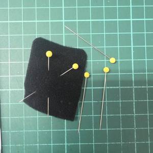 AA0049 <b>Sewing</b> Bead <b>Pins</b> | Yellow Head <b>Sewing</b> <b>Pins</b> with Black Fabric <b>Pin</b> Cushion for Machine <b>Sewing</b> Projects - Product Image 4