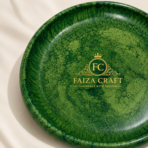Top Selling Red Eco-Friendly Sustainable Polished Dishwasher <b>Safe</b> Handmade Modern Art <b>Antique</b> Resin Serving Bowl Platter Party - Product Image 6
