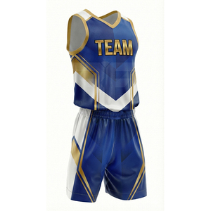Uniforme de Baloncesto Personalizado para Escuela Secundaria, Conjunto Cosido, Uniforme de Baloncesto 2026, Bordado 3D en Relieve, Jersey de Baloncesto - Product Image 4