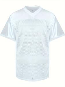 Maillot de football vierge en maille pour entraînement, style Hip Hop, pour le football américain, vêtement d'équipe pour adulte, tenue de sport ample - Product Image 5