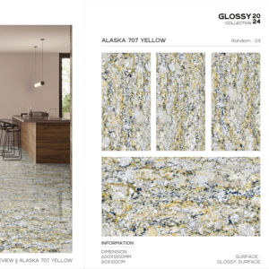 Azulejo de Porcelana Freshy Glossy 600x1200, Formato Grande, Superficie Pulida Premium, para Pared y Suelo, Diseño Moderno para Interiores y Exteriores Plus - Product Image 1