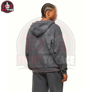 Ensemble de shorts et sweat à capuche zippé décontracté en tissu gris de qualité supérieure, nouvelle arrivée, lavable en machine - Product Image 2
