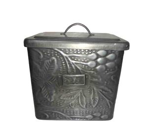 Decorative Customized Galvanized Metal Container with Secure Lid for Premium Kitchen Storage - Product Image 4