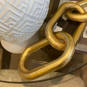 Chaîne à maillons personnalisée, écologique, grande taille, multicolores, faite à la main, décoration d'intérieur - Product Image 1