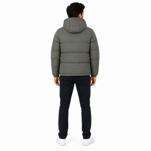 Chaquetas Casuales Ligeras y Aisladas para Hombre, Chaqueta Acolchada con Capucha Personalizada, Chaqueta Impermeable de Invierno, Ropa de Abrigo Cálida, OEM al por Mayor - Product Image 4