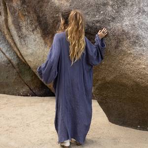 Robe Kimono Femme Fait Main Belle Rayonne Tissu Tie Dye Design Taille Unique Comprend Ceinture et Soutien-Gorge Bandeau Dernier Style - Product Image 2