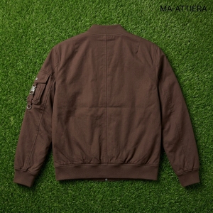 <b>Mens</b> Brown <b>Utility</b> Bomber <b>Jacket</b> Streetwear <b>Mens</b> Winter <b>Jackets</b> Wholesale <b>Jacket</b> For <b>Men</b> Casual Clothing - Product Image 6
