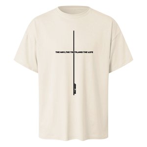 เสื้อยืดแขนสั้นผู้ชายทรงโอเวอร์ไซส์ ผ้าเจอร์ซีย์ 100% คอตตอน พิมพ์ลายด้านหน้า เป็นมิตรต่อสิ่งแวดล้อม ระบายอากาศได้ดี น้ำหนัก 220 กรัม - Product Image 3