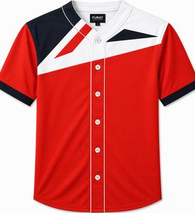 Vintage Stripe Heat-Transfer Printed Professional Baseball Uniform Teamwear Adult Custom Baseball <b>Shirt</b> 100% <b>Polyester</b> Moisture - Product Image 1