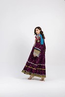 Robe Pathani pour mariage, tenue tribale Kuchi imprimée en dentelle, robes de fête en plein air pour filles, robes de danse du ventre, robes Pashtun Nuristan