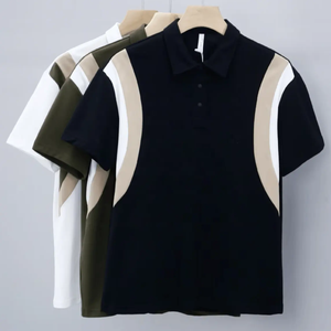 Camisa Casual Ecológica de Manga Corta para Hombre, Verano 2026, Venta al Por Mayor, Personalizada, con Botones Forrados en Spandex/Poliéster, de Secado Rápido - Product Image 4