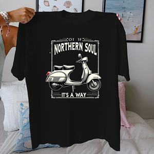 Scooter NORTHERN T-shirt confortable en pur coton pour femmes - Product Image 1