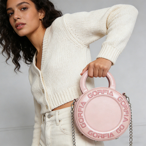 Nouveau sac à main en cuir PU de créateur, sac à main rond portable à fermeture éclair pour femmes, tendance été - Product Image 2